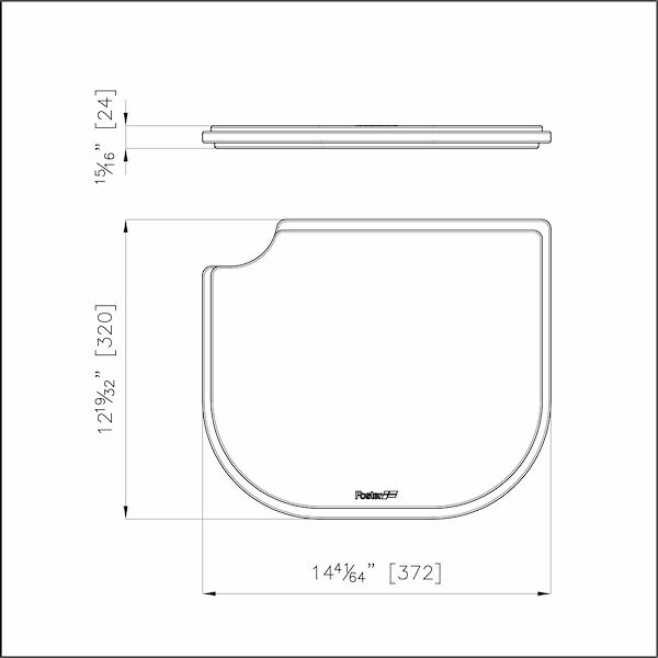 Schneidebrett aus Iroko-Holz