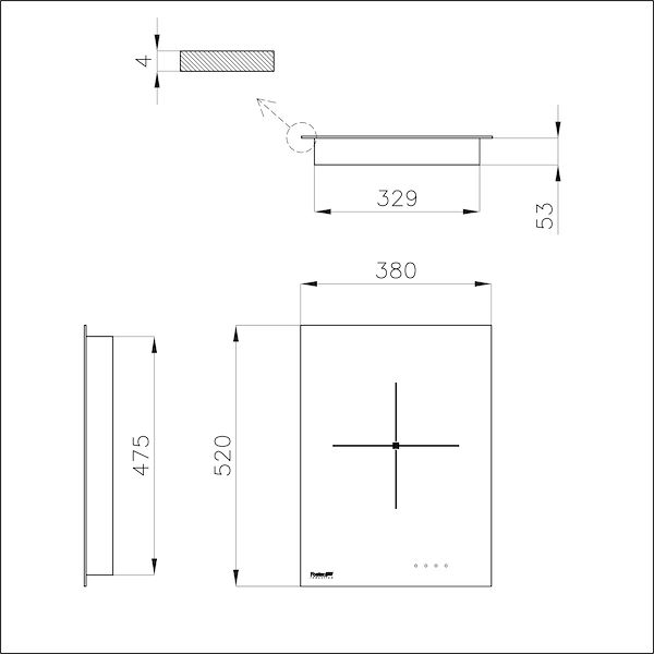 Kochfeld S4000 Domino Induction
