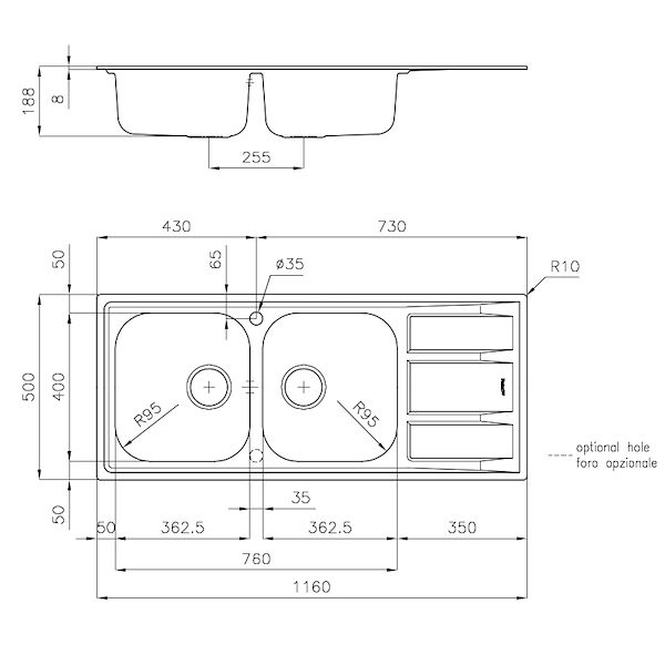 Spülbecken FM Marine