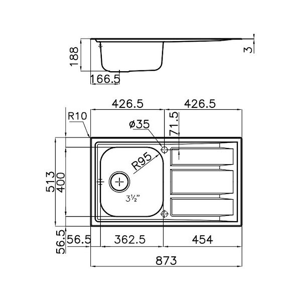 Spülbecken Foster Marine