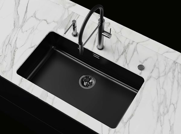 Spülbecken S400 Black Fumè