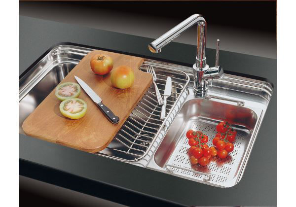 Spülbecken Dreistufiger Rand