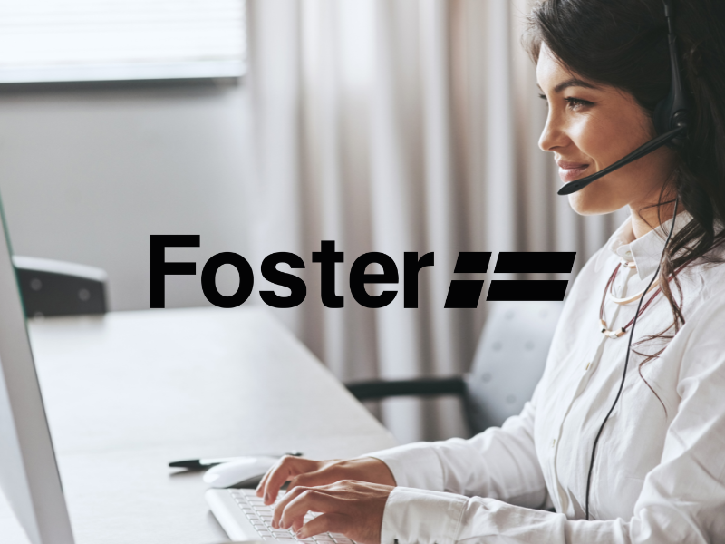 Immer an Ihrer Seite: Das Foster Service-Netzwerk.